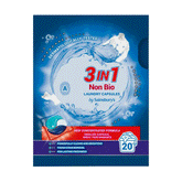 Sainsbury's 3 in 1 Non Bio Laundry Capsules 260g